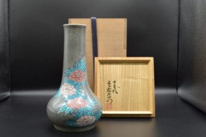 色鍋島　花瓶